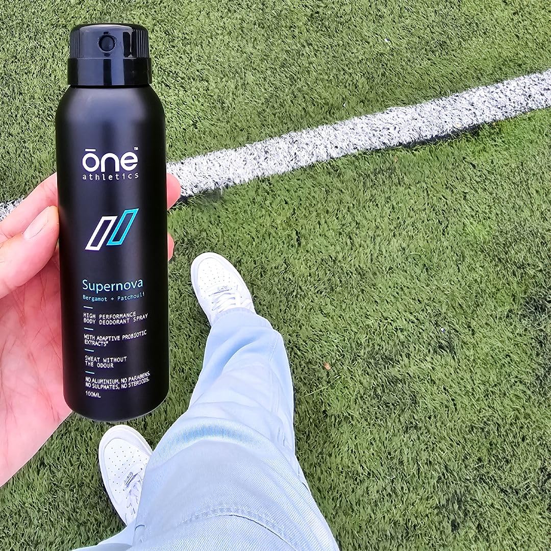 4x Supernova Probiotic Body Deodorant Spray Designed For Both Underarms And Body / 100ml each - Pack of 4