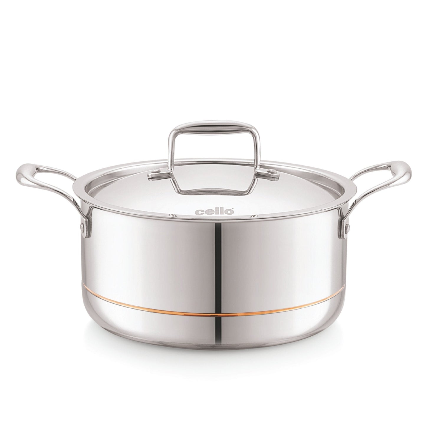 5-Ply Stainless Steel Casserole with Lid