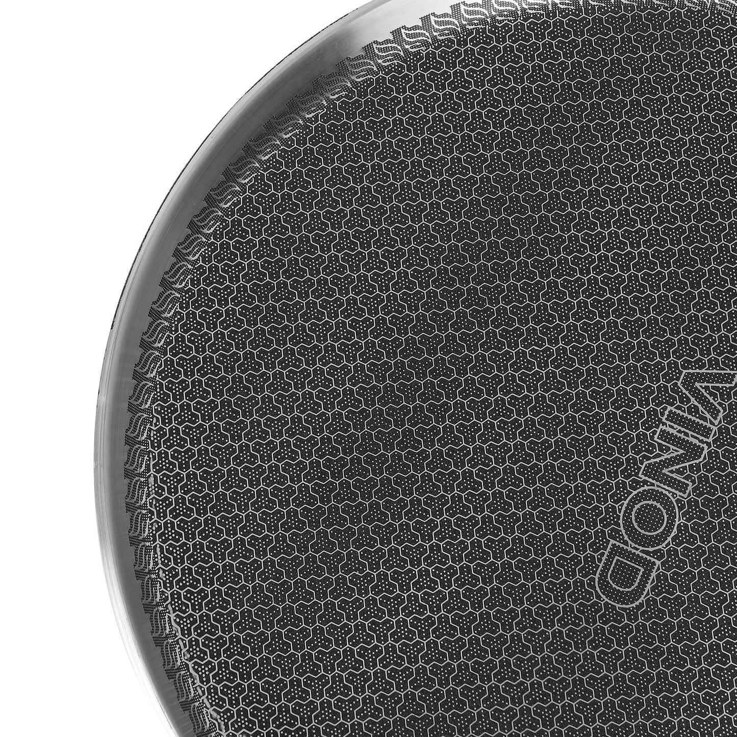 Vinod SAS Pro Platinum Triply Stainless Steel Dosa Tawa - 31 cm | 4.0 mm Thick | Hexa Design | Metal Spoon Friendly | Riveted Handle | Gas, Induction Base | 5-Year Warranty