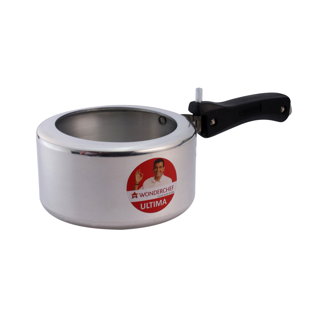 Ultima Induction Base 2L Aluminium Pressure Cooker With inner Lid