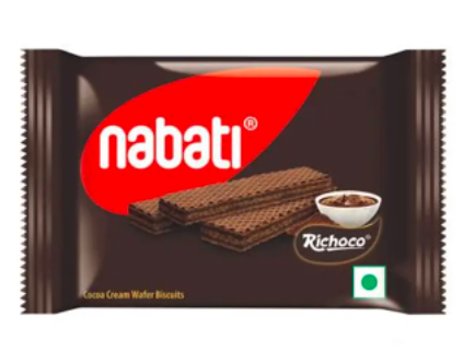 50x Nabati Wafer - Chocolate, Richoco, Pack of 50 (33 g each)