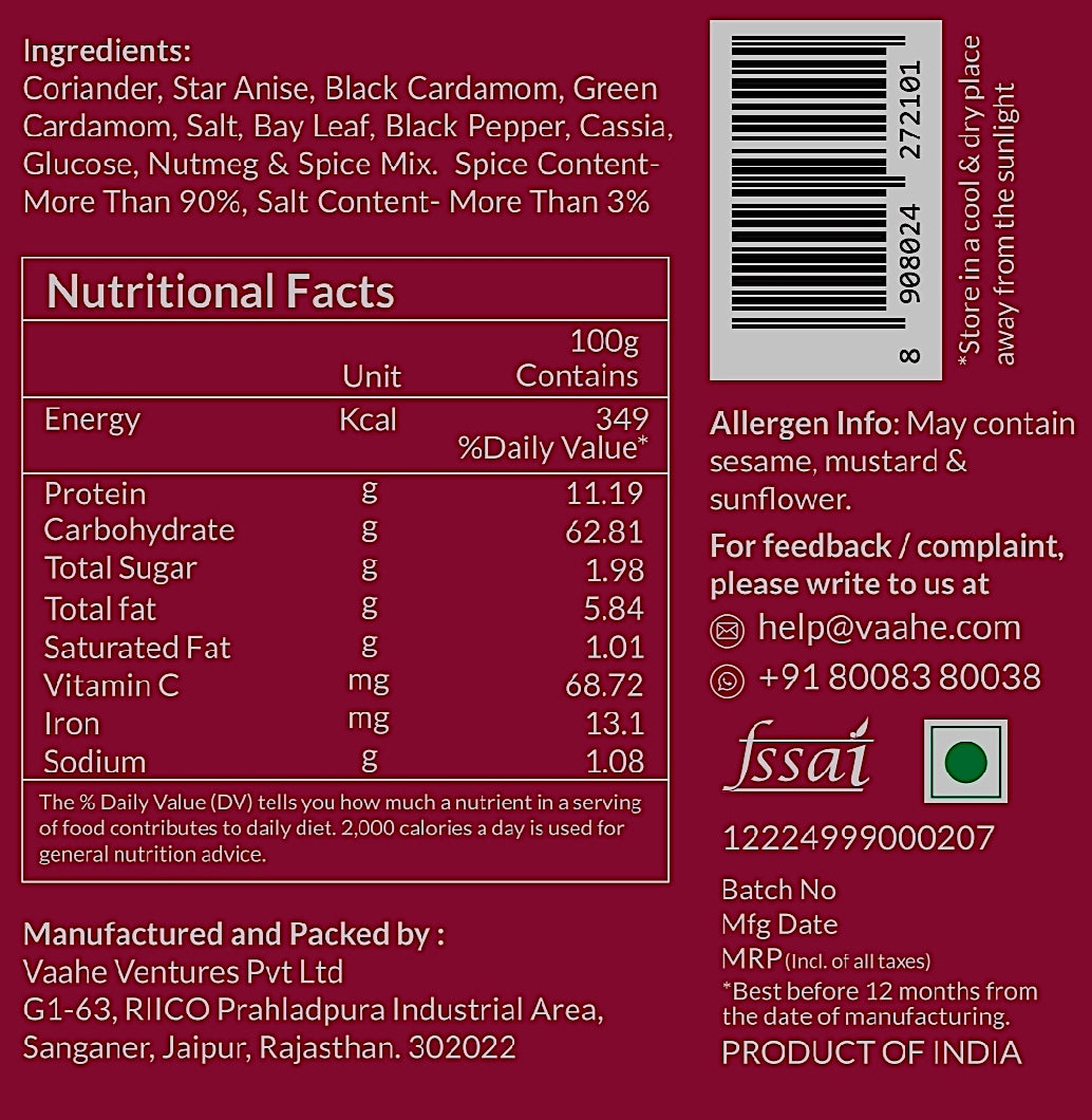 Vaahe Garam Masala
