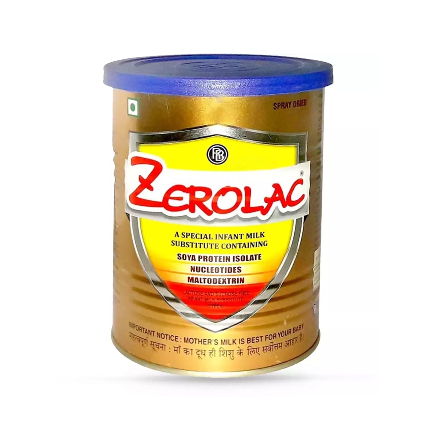 Zerolac Powder with Soy Protein Isolate, Nucleotides & Maltodextrin for Infants | Lactose & Sucrose Free