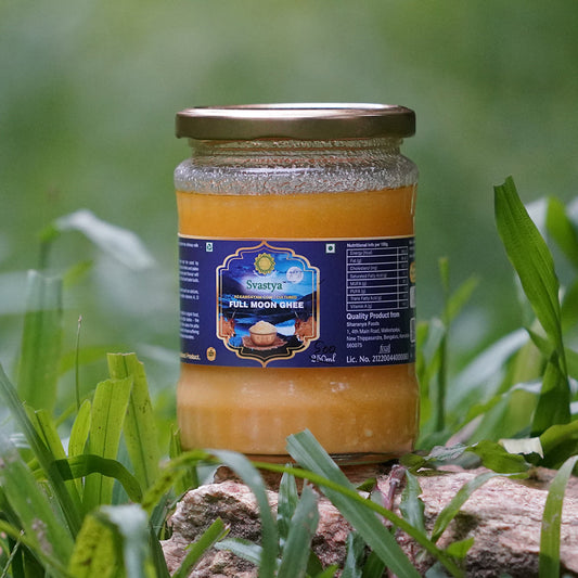 Svastya Organic Farms - Organic Full Moon Cultured Desi Kangeyam Cow A2 Milk Ghee - 500ml