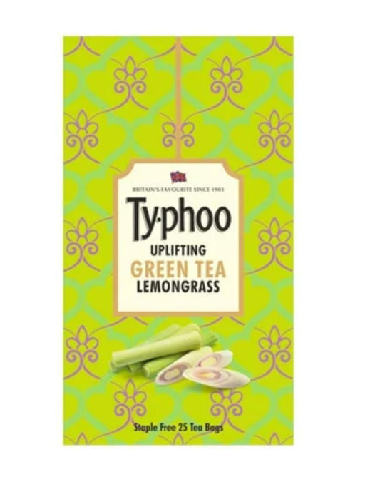 Typhoo Lemongrass Green Tea Bags - 25Units