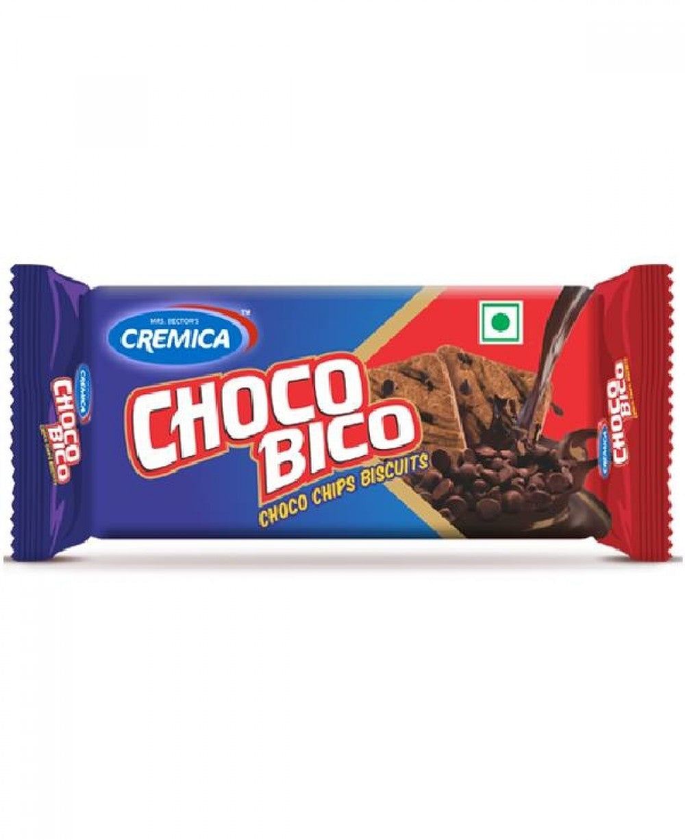 10x Cremica Choco Bico Choco Chip Biscuit, 70.4GM each, Pack Of 10