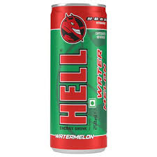 Hell Energy Watermelon Flavoured Drink - 250 ml Can, Contains No Preservatives