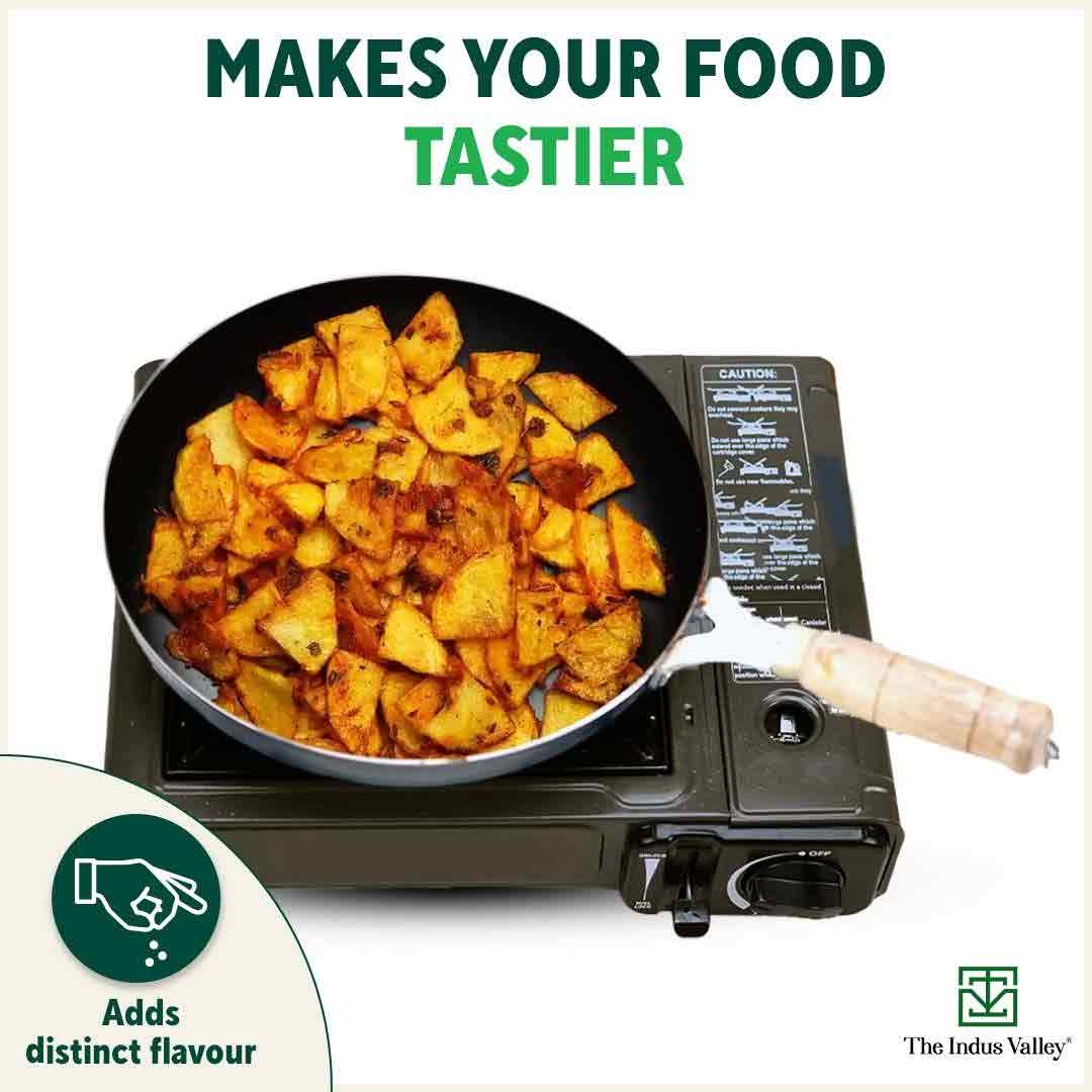 100% Pure Sheet Iron Fry Pan with Wooden Handle, Seasoned, Toxin-free, Induction, 16.5/25.4/30.4 cm