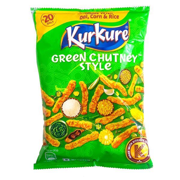 50x Kurkure Green Chutney Style, 85gm each (Pack of 50)
