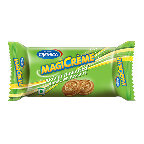 10x Cremica Magicreme Elaichi Flavoured Sandwich Biscuits, 39GM each, Pack Of 10