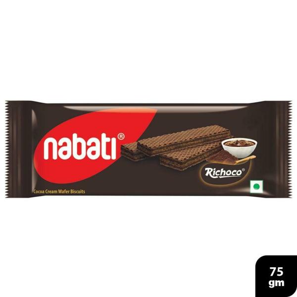 30x Nabati Cocoa Cream Wafer Cheese Biscuits, Pack of 30 (75 g each)