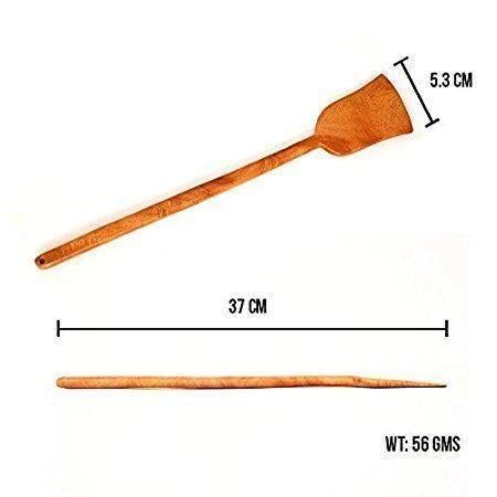 100% Natural Neem Wood Cooking & Serving Spoons/Spatula/Ladles, Set of 7, Toxin-free, Anti-microbial