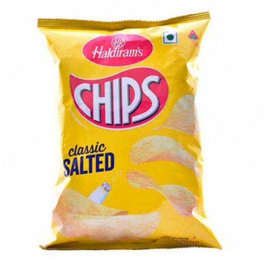 50x Haldiram Chips Classic Salted Potato Chips, Pack of 50 (34.5g each)