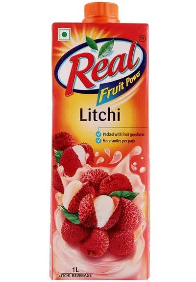 10x Real Fruit Power Litchi Juice, 1000ml each - Pack of 10